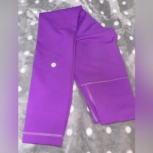 Purple Lululemon Wunder Train leggings
Size 0